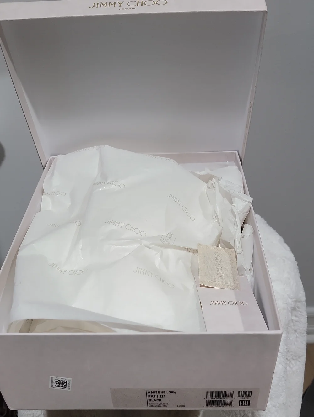 Jimmy Choo Anise 94 Pale Pink Card 9.5